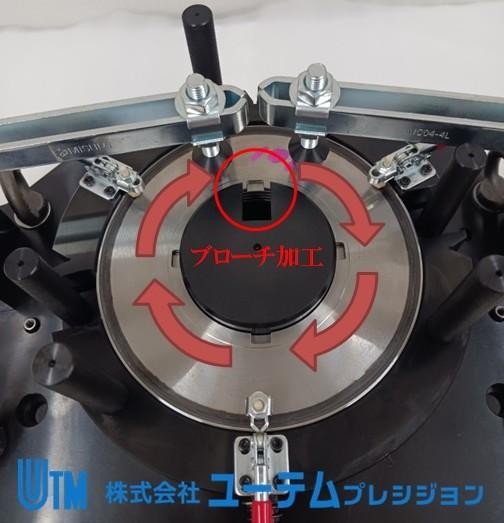 ブローチ加工